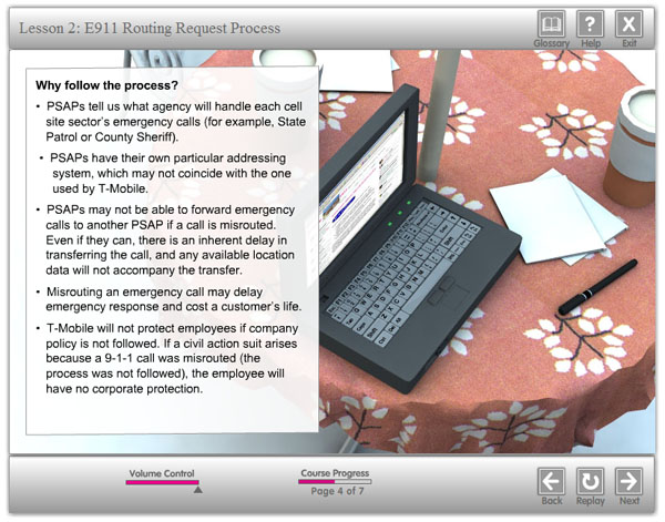 E911 WBT Course Page