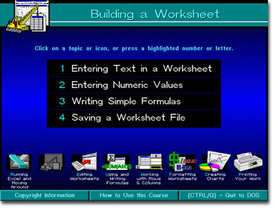 Excel Course Page